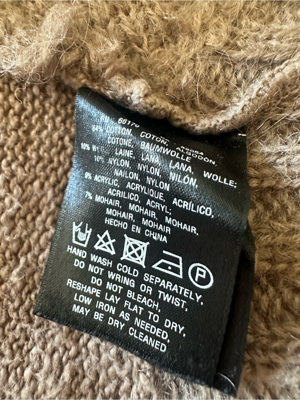Anthropologie “Sleeping on Snow” Cozy open front cardigan, size large - Picture 12 of 14
